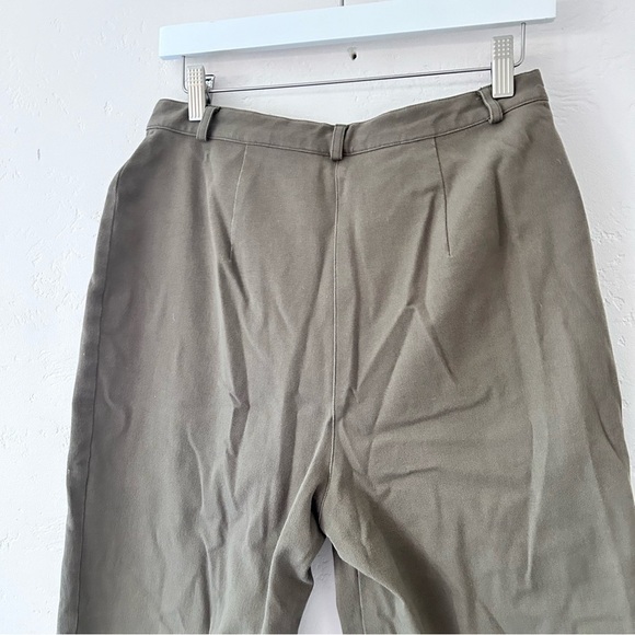 LAUREN RALPH LAUREN VTG Equestrian Stirrup Riding Pants Gray Green Size 12 - Picture 5 of 9